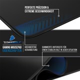 thumbnail of Titanwolf Gaming Mauspad, XXXL Speed Mousepad 1200 x 600 mm, Geschwindigkeit & Präzision, Logo rot