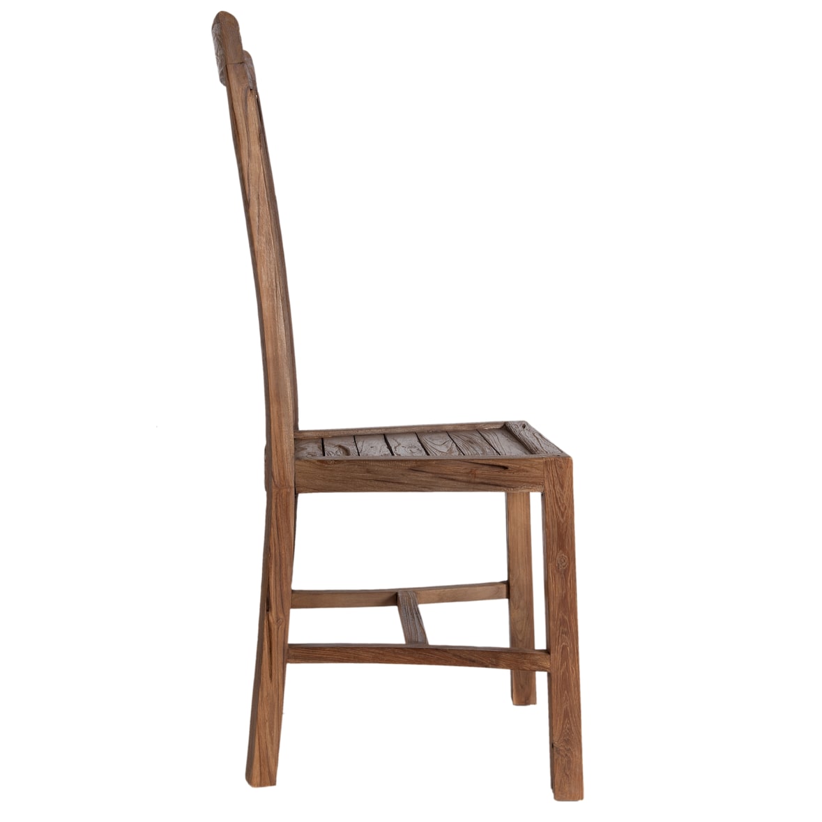 SIT Möbel Silla | de madera maciza de teca reciclada | natural | 46 x 45 x 104 cm | 06264-01 | serie SEADRIFT