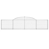 thumbnail of vidaXL Gabionen mit Hochbogen 5 Stk. 300x30x60/80 cm Verzinktes Eisen