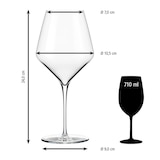 thumbnail of Libbey set van 12 wijnglazen -PRISM- 710 ml, Ø 10,5 cm, H: 24 cm