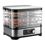 thumbnail of KLAMER Dörrautomat, 400W Dörrautomat Edelstahl mit 5 Einlegefächern und 24h-Timer, Trockner mit Temperaturregler von 35-70°C, BPA frei