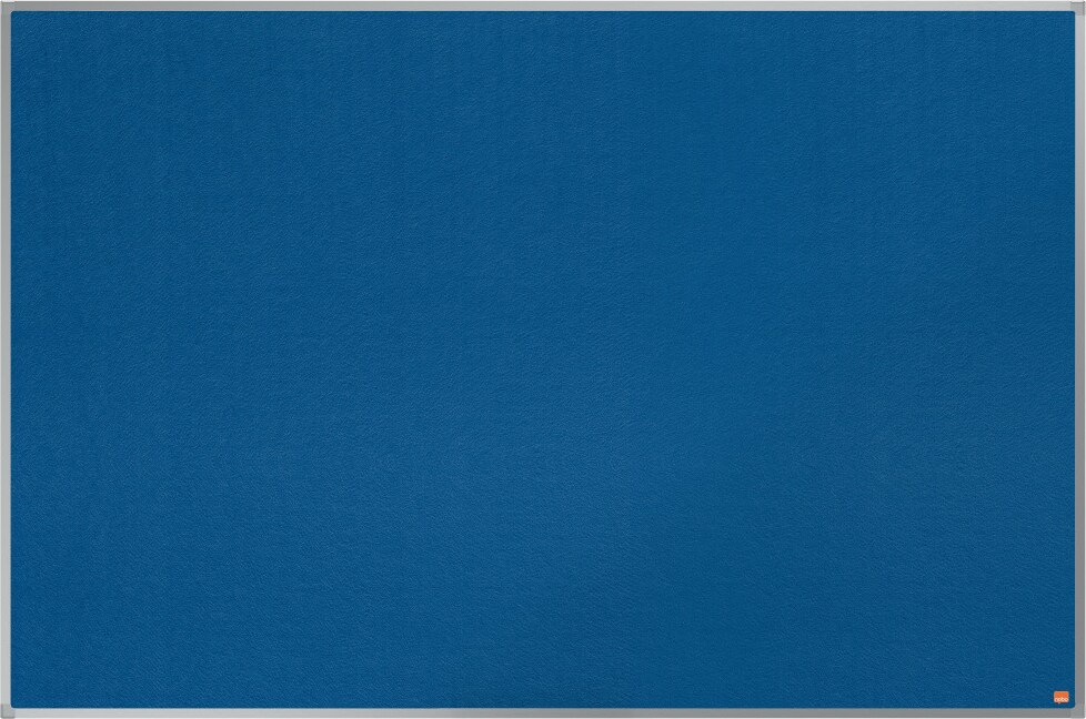 Filz-Notiztafel Essence Aluminiumrahmen 1500x1000mm blau.