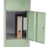 thumbnail of Taquilla Boston T163, armario taquilla, taquilla para objetos de valor, metal 180x38x45cm ~ verde