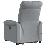 thumbnail of vidaXL Elektrischer Massagesessel mit Aufstehhilfe Hellgrau Stoff