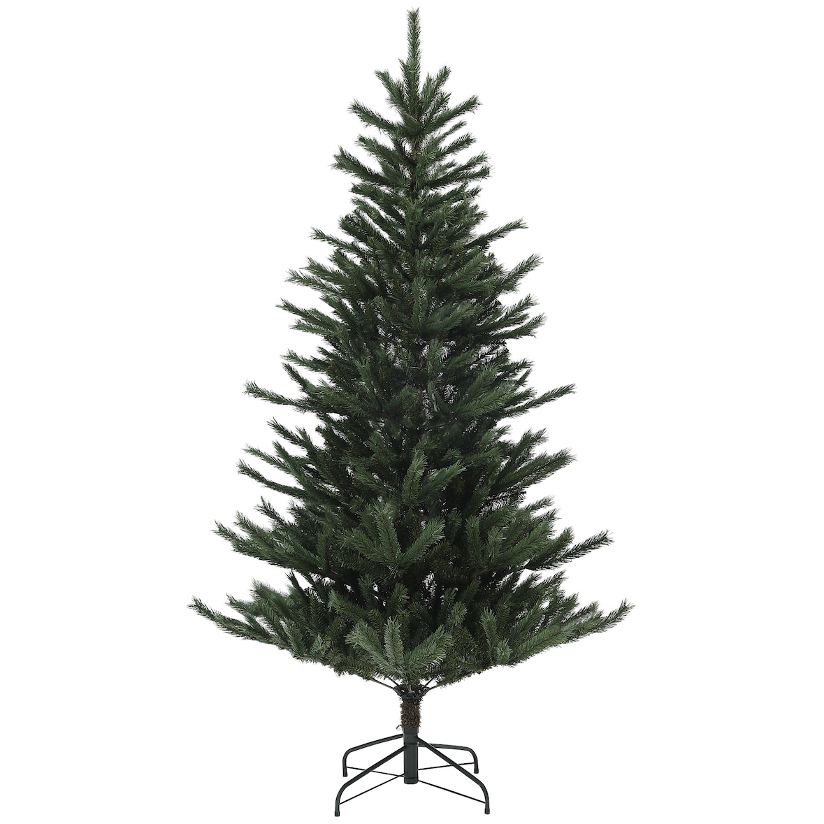 HOMCOM Árvore de Natal 210 cm Árvore de Natal Artificial com 793 Ramo e Suporte de Aço Árvore de Natal para Sala de Estar Interior Verde