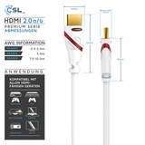 thumbnail of CSL 8k HDMI Kabel 2.1, 4K Ultra HD, UHD, Full HD, 3D, ARC, High Speed mit Ethernet, HDMI Typ A - 10m
