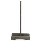 thumbnail of Valla de jardín enrejado madera maciza de abeto gris 120x60 cm