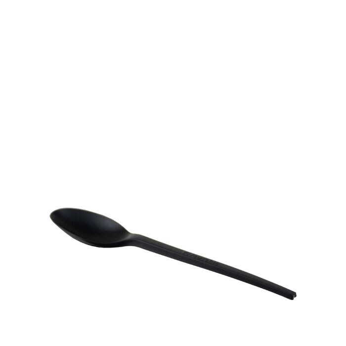 Herbruikbare CPLA lepel 16,8cm zwart