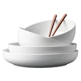 thumbnail of Seltmann Weiden Beat Color Glaze Foodbowl Set 3-teilig Weiß