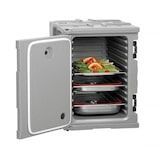 thumbnail of Conteneur transportable isotherme 12 x GN 1/1, en polyéthylène gris