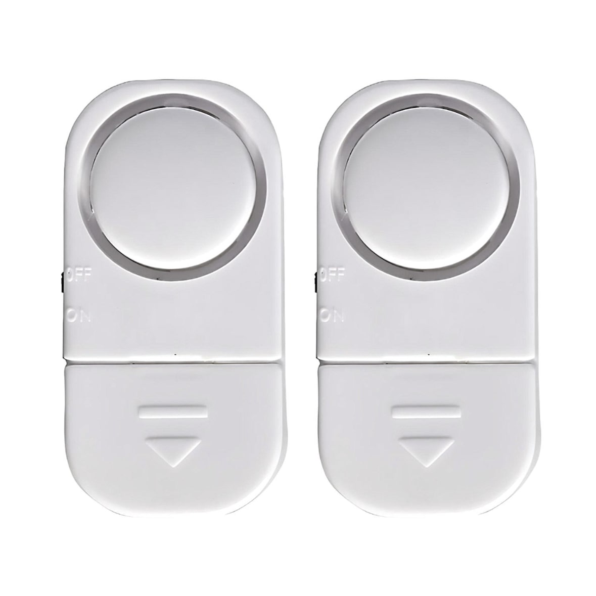 Pack 2 Alarmas para Puertas y Ventanas con 6 Pilas LR44 Incluidas Blanco Nine&One