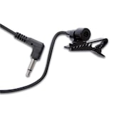 thumbnail of Microfone de tie-clip, para smartphone, telefone celular, gravação, com cabo de 4 m, preto