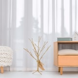 thumbnail of WellHome - Baumschmuck 6x40cm mit 30 LED Lichtern in Goldfarbe
