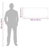 thumbnail of vidaXL Keuken Achterwand Doorzichtig 100 x 40 cm gehard glas