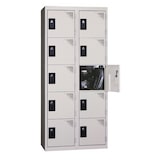 thumbnail of Vestiaires 5 cases x 2 colonnes - En kit - Gris - Largeur 60cm - PROVOST