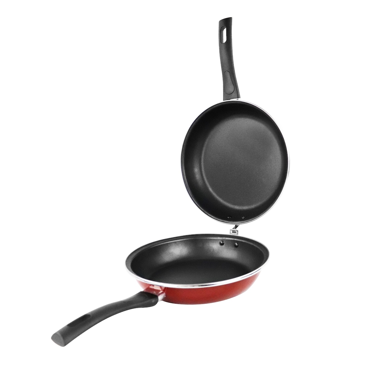 Magefesa Praga Sartén Doble Tortilla Patatas 20 cm, Inducción, Antiadherente, sin PFOA, Lavavajillas, Rojo