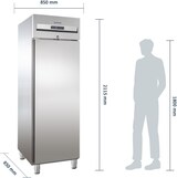 thumbnail of GastroHero Kühlschrank KSN-PROFI700 | GN 2/1 | 610 Liter | Gewerbekühlschrank Edelstahl | -2°C bis +8°C | hochwertige Isolierung | Made in Europe