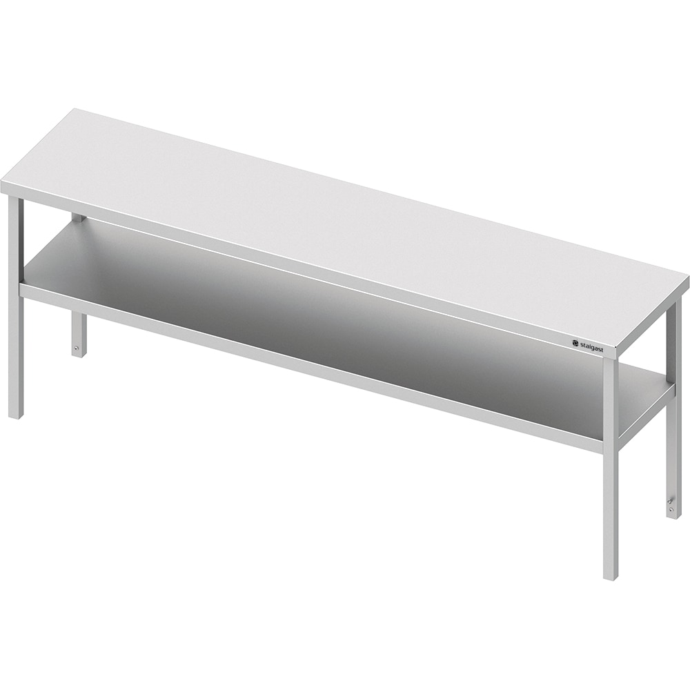 Aufsatzbord mit zwei Etagen, 1500x300x700 mm, verschweißt