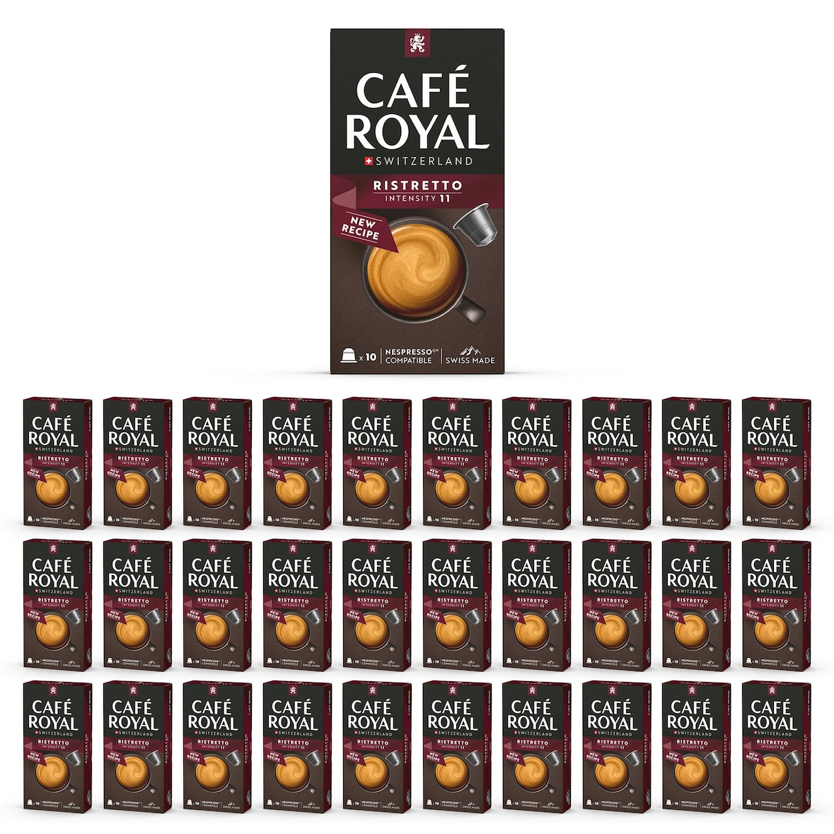 Café en Capsules Aluminium - Café Royal Pro | 300 Dosettes - Ristretto - Compatibles avec les Machines à café Nespresso®* Alu à usage Domestique