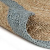thumbnail of vidaXL Teppich Handgefertigt Jute mit Olivgrünem Rand 150 cm