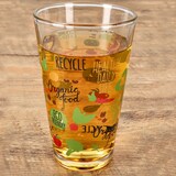 thumbnail of Organic Gemüse Trinkglas mit Skala Messbecher 0,3L Milliliter Gramm Backen Saft