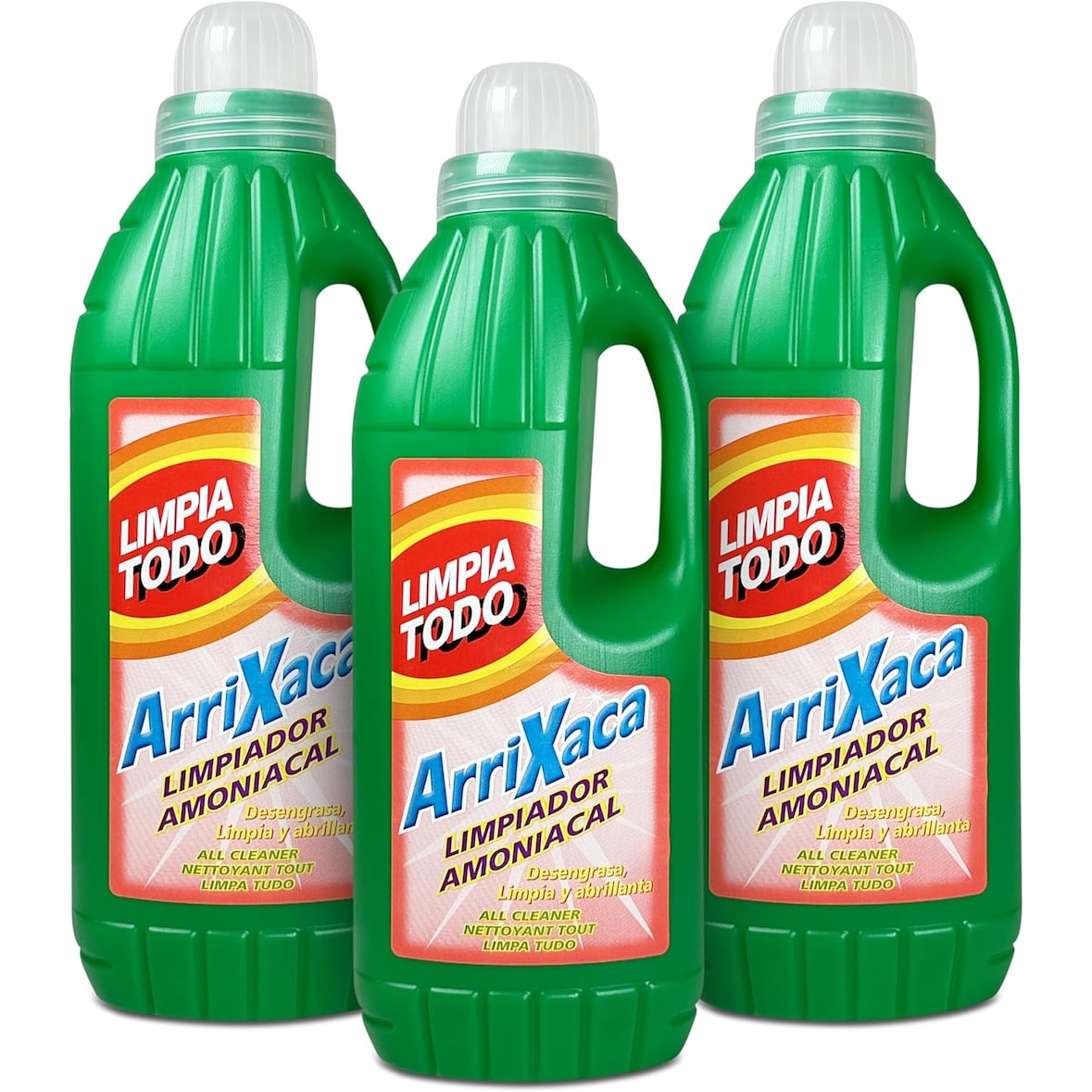 Arrixaca Limpiador Amoniacal 3 Litros | Limpiatodo con Amoniaco | Desengrasa, Limpia y Abrillanta