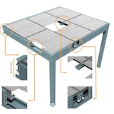 thumbnail of Pergola solaire Santa 6,934x3,999 M 12 panneaux (Gris Anthracite) Intersun