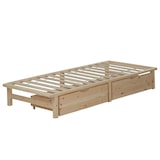 thumbnail of Décoshop26 - Cama de palete de madeira maciça 90x200 cm com gavetas de arrumação e base ripada LIT06218