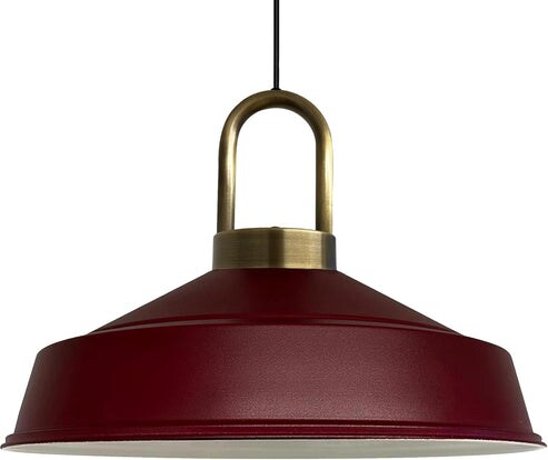 Bamyum Asletl-Lock Vintage Kastanienbraun Pendelleuchte