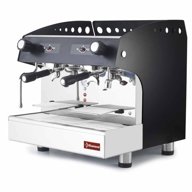Halbautomatische 2-gruppige Espressomaschine - - Diamond