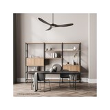 thumbnail of Eco Genuino 152, Ventilatore cromo e noce senza Luce, CasaFan