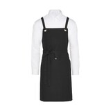 thumbnail of PROVENCE - Crossover Eyelets Bib Apron with Pocket: One Size / Enamel Blue