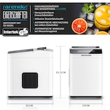 thumbnail of Arendo Eiswürfelmaschine Edelstahl, 1,4 Liter Wassertank, Eiswürfelbereiter, 13 - 14 kg in 24 h, Ice Cube Maker mit Sichtfenster & Status LEDs, Weiß