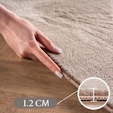 thumbnail of Carpetsale24 Boho Teppich Läufer 80 x 250 cm Beige, Weicher Skandinavischer Flurteppich Waschbar für Küche, Eingangsbereich oder Bettseite