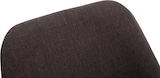 thumbnail of Décoshop26 - Esszimmerstuhl x1 skandinavisches Design dunkelgrauer Stoff und 4-beiniges Gestell aus hellem Holz 10_0003271
