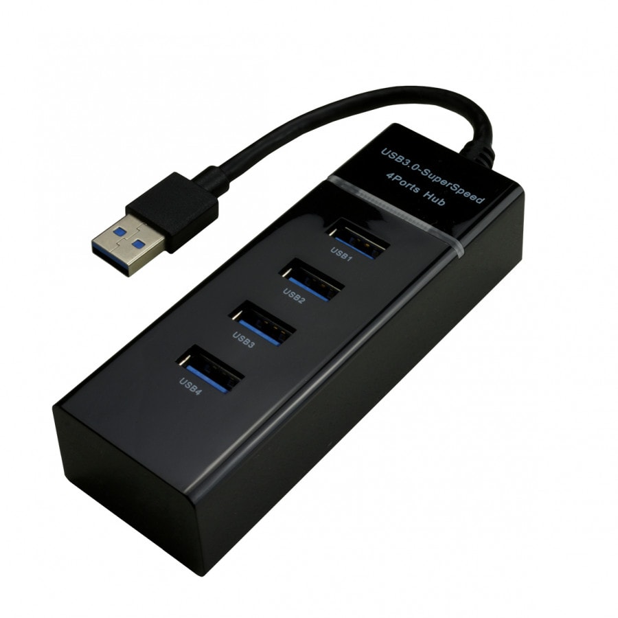 MCL - Hub 4 ports USB 3.0 noir