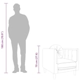 thumbnail of vidaXL Sessel mit Kissen Braun Kunstleder Wildleder-Optik