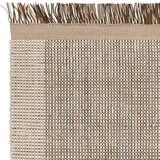 thumbnail of Wollteppich Handgewebt Korbmuster | 160x230cm, 4mm Florhöhe, 14mm Gesamthöhe | Olivgrün | Mit Fransen | Schalldämpfend | PISA Kollektion Kadima Design
