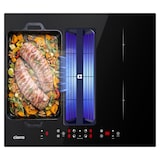 thumbnail of CIARRA Placa de cocción con extractor ONE 59 cm Boost Touch Control con 4 placas Flex Zone Función Stop & Go CBBEH594BBF