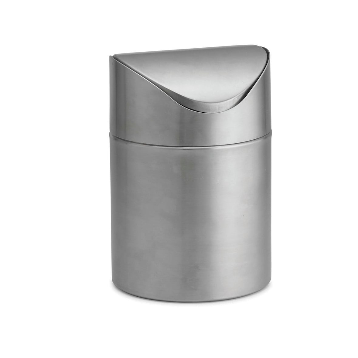 TABLECRAFT - WM1/6 - Pack de 6 unidades - Mini papelera 1,3 L - 11,9 x 11,9 x 17,5 cm - Acero inoxidable