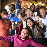 thumbnail of Relaxdays Sektgläser Kunststoff, 6er Set, bruchfest & BPA-frei, Mehrweg Champagner Gläser, 140 ml, Sektbecher, weiß