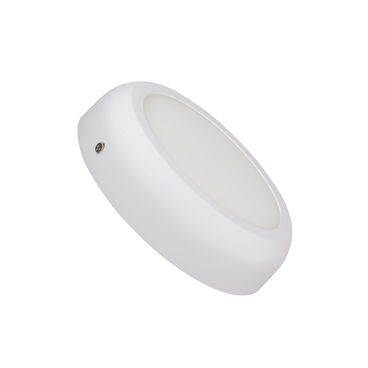efectoLED Plafón de Techo LED 12W Circular Metal Ø180 mm Design White Blanco Cálido 2800K - 3200K