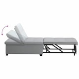 thumbnail of vidaXL Sofa Bett Hellgrau 194 x 67 x 37 cm Stoff