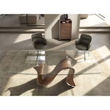 thumbnail of Angel Cerdá Cómoda em nogueira e PVC preto 7227C 60 x 43 x 117