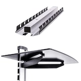 thumbnail of Wandregal mit 2 Ablagen für DVD-Player und Receiver, 44x42x34cm