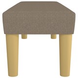 thumbnail of Helloshop26 - Bank/Sitzbank 100 x 30 x 30 cm taupefarbener Stoff 02_0010610