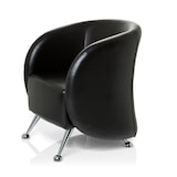 thumbnail of Loungesessel / Clubsessel ST. LUCIA Kunstleder schwarz hjh OFFICE