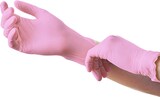 thumbnail of 100 `Medi-Inn® Classic` Handschuhe, Nitril puderfrei pink `Nitril Pink Plus` Größe M