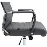 thumbnail of Bürostuhl Kolumbus Echtleder grau