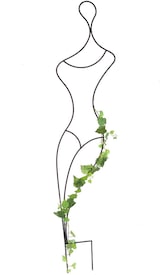 thumbnail of DanDiBo Rankhilfe Kletterhilfe Metall 140 cm Bodenstecker Gracia Gartenstecker Rankgitter Kletterpflanzen Blumenhalter Ranksäule Garten Blumen